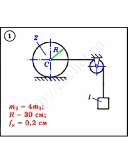 Решение задачи Д3 вариант 1 задание 1 - Диевский В.А.