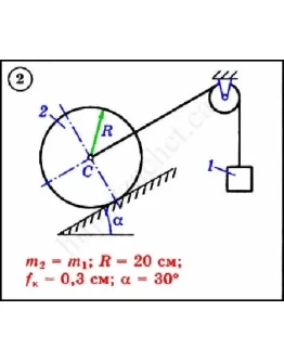 Решение задачи Д3 вариант 2 задание 2 - Диевский В.А.