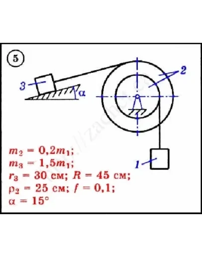 Решение задачи Д3 вариант 5 задание 2 - Диевский В.А. Решение задачи Д3 вариант 5 задание 2 - Диевский В.А.