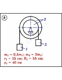 Решение задачи Д3 вариант 8 задание 2 - Диевский В.А.