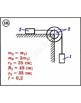 Решение задачи Д3 вариант 16 задание 2 - Диевский В.А.