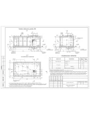 Монолитные колодцы связи, прямой и угловой (DWG)