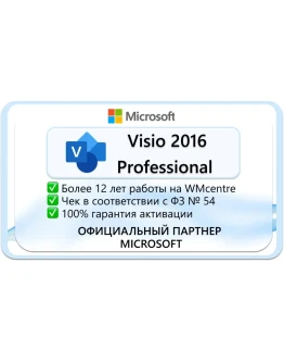 Microsoft Visio Professional 2016 Microsoft Партнёр