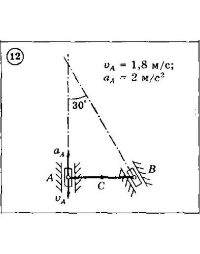 Решение задачи К3 Вариант 12 Диевский В.А. Малышева ИА