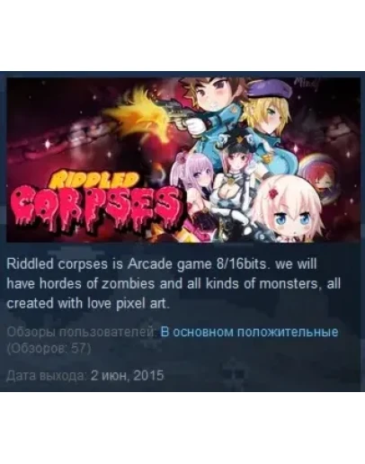 Riddled Corpses STEAM KEY REGION FREE GLOBAL