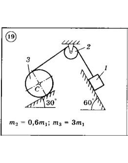 Решение задачи Д3 Вариант 19 (задание 1, 2) Диевский ВА Решение задачи Д3 Вариант 19 (задание 1, 2) Диевский ВА