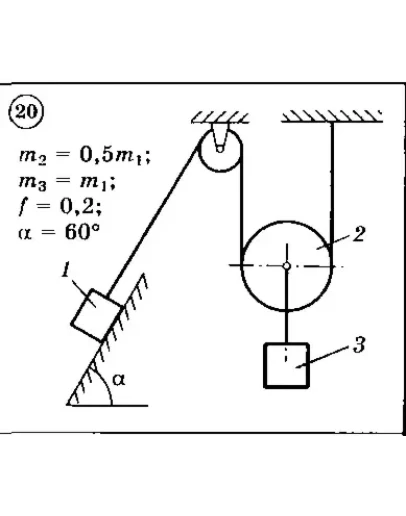 Решение задачи Д3 Вариант 20 (задание 1, 2) Диевский ВА