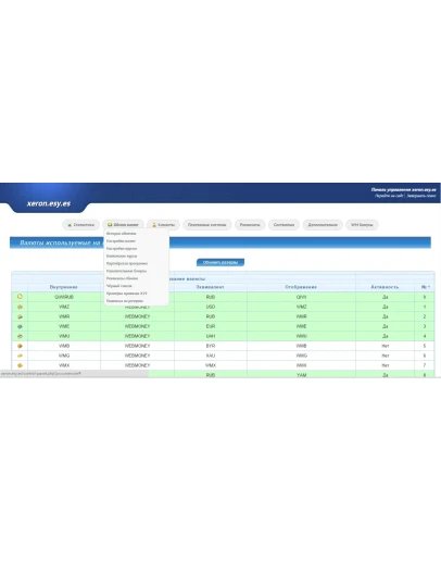 Скрипт обменного пункта webmoney