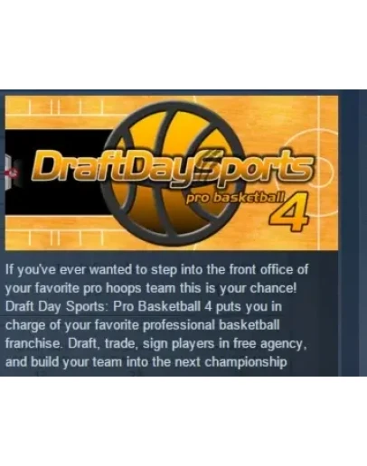 Draft Day Sports Pro Basketball 4 STEAM KEY REGION FREE