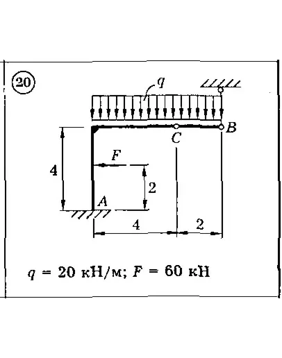 Решение задачи Д4 (задание 1) Вариант 20 Диевский В.А.