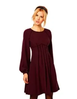 Выкройка молодежного платья с рукавом реглан