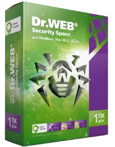 Dr.Web Security Space 1 Год 1 ПК 1моб +150дней REG FREE