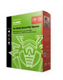 Dr.Web Security Space 2 Года 1 ПК + 1 моб. REG FREE