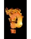 Анимированные русские буквы с пламенем