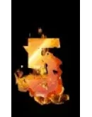 Анимированные русские буквы с пламенем