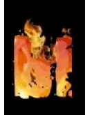 Анимированные русские буквы с пламенем