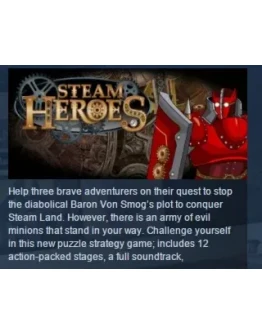 Steam Heroes STEAM KEY REGION FREE GLOBAL Steam Heroes STEAM KEY REGION FREE GLOBAL