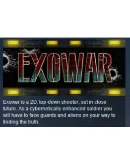 Exowar STEAM KEY REGION FREE GLOBAL+РОССИЯ Exowar STEAM KEY REGION FREE GLOBAL+РОССИЯ