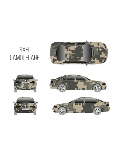 BMW Пиксельный камуфляж