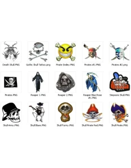 Новая коллекция иконок ЧЕРЕПА + БОНУС Новая коллекция иконок ЧЕРЕПА + БОНУС