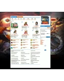 Уникальный шаблон для сайта игровой тематики