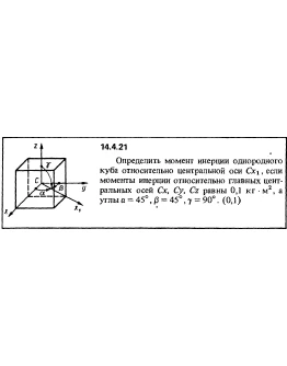Решение задачи 14.4.21 из сборника Кепе О.Е. 1989 года