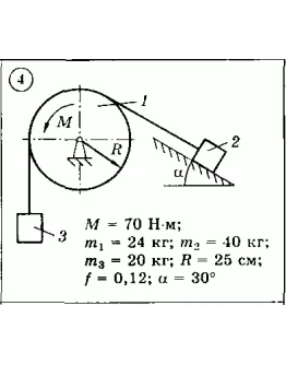 Решение задачи Д3 (задание 1) Вариант 04 Диевский В.А.