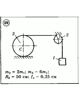 Решение задачи Д3 (задание 1) Вариант 29 Диевский В.А