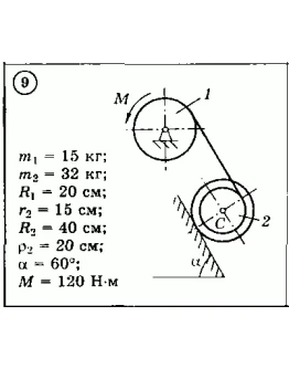 Решение задачи Д3 (задание 2) Вариант 09 Диевский В.А.