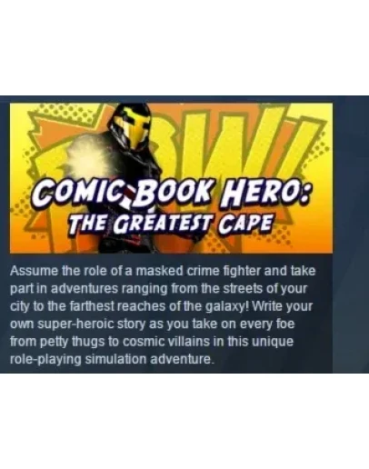 Comic Book Hero: The Greatest Cape STEAM KEY GLOBAL ROW
