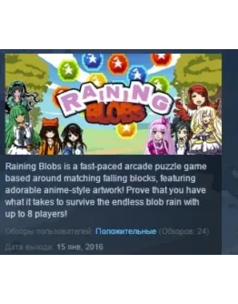 Raining Blobs STEAM KEY REGION FREE GLOBAL