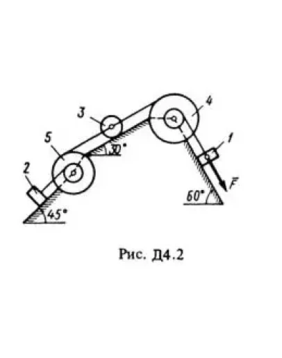 Задача Д4 Вариант 29, решебник термех С.М. Тарг 1983 г