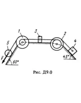 Решение Д9 Вар. 06, решебник термех Тарг С.М. 1983 г.