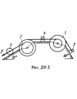 Решение Д9 Вар. 28, решебник термех Тарг С.М. 1983 г.