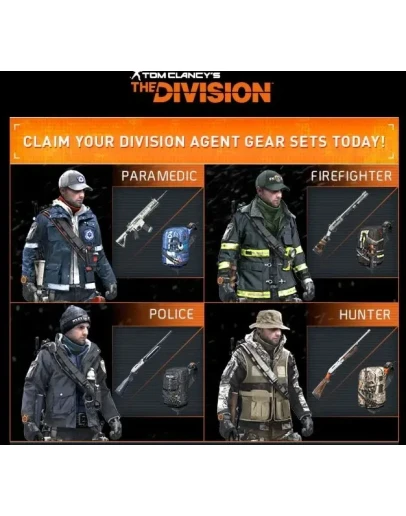 Экипировка Tom Clancys The Division XBOX ONE US REGION