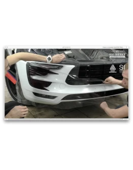 Оклейка бампера в защитную ПВХ пленку