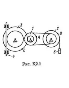 Решение К2-16 (Рисунок К2.1 условие 6 С.М. Тарг 1989 г)