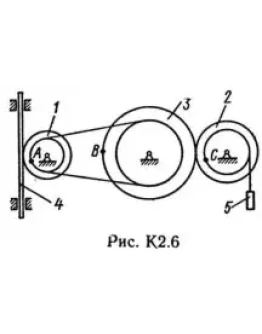 Решение К2-69 (Рисунок К2.6 условие 9 С.М. Тарг 1989 г)