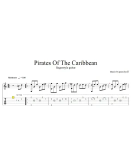 Pirates of the Caribbean - Fingerstyle Guitar