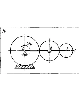 Задача К4 Вар. 14 термех из решебника Яблонский АА 1978