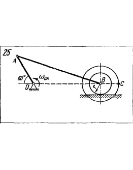 Задача К4 Вар. 25 термех из решебника Яблонский АА 1978