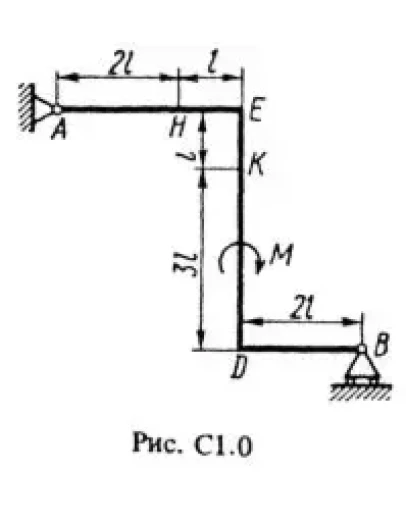 Решение С1-00 (Рисунок С1.0 условие 0 С.М. Тарг 1988 г) Решение С1-00 (Рисунок С1.0 условие 0 С.М. Тарг 1988 г)