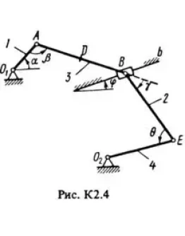 Решение К2-43 (Рисунок К2.4 условие 3 С.М. Тарг 1988 г)