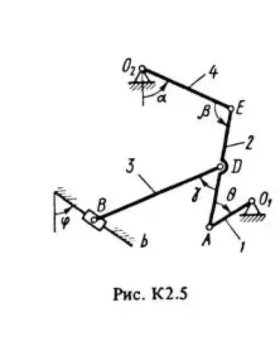 Решение К2-53 (Рисунок К2.5 условие 3 С.М. Тарг 1988 г)