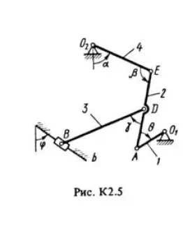 Решение К2-56 (Рисунок К2.5 условие 6 С.М. Тарг 1988 г)