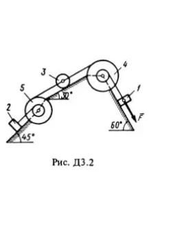 Решение Д3-24 (Рисунок Д3.2 условие 4 С.М. Тарг 1988 г)