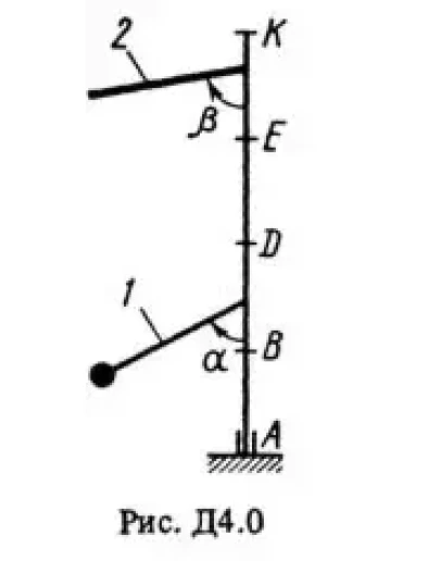 Решение Д4-06 (Рисунок Д4.0 условие 6 С.М. Тарг 1988 г) Решение Д4-06 (Рисунок Д4.0 условие 6 С.М. Тарг 1988 г)