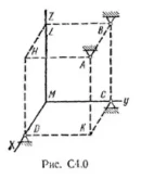Задача С4 вариант 03, решебник термех Тарг С.М. 1982 г
