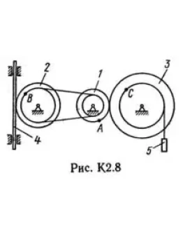 Решение К2 вар. 81, решебник теормех Тарг С.М. 1982 г.