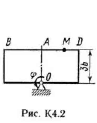 Решение задачи К4 В 28, решебник термех Тарг С.М. 1982